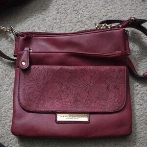Marc New York Deep Red Crossbody Bag